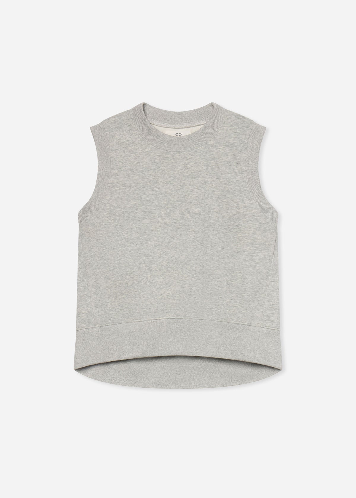 Sleeveless Sweatshirt in Scuba - Heather Grey, image 5 of 5