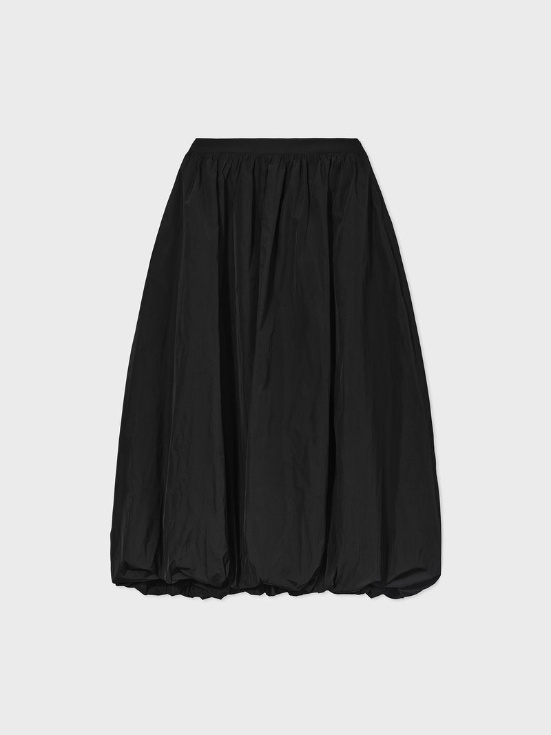 Volume Skirt in Taffeta - Black - CO