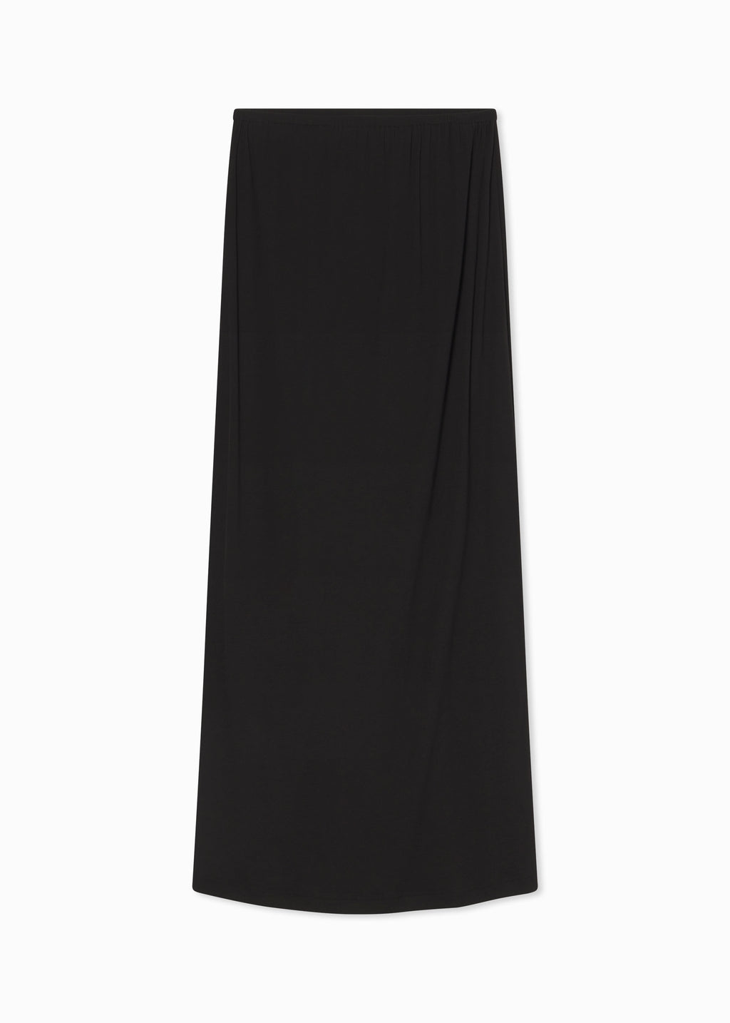 Pencil Skirt in Cotton Jersey - Black - CO