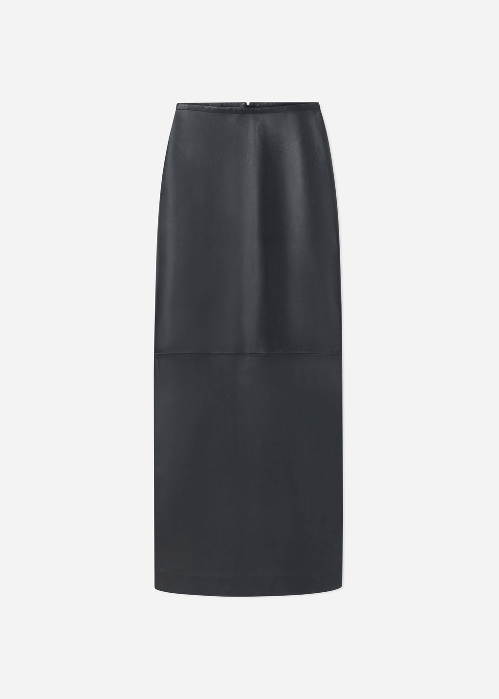 Full-Length Pencil Skirt in Leather - Black - CO