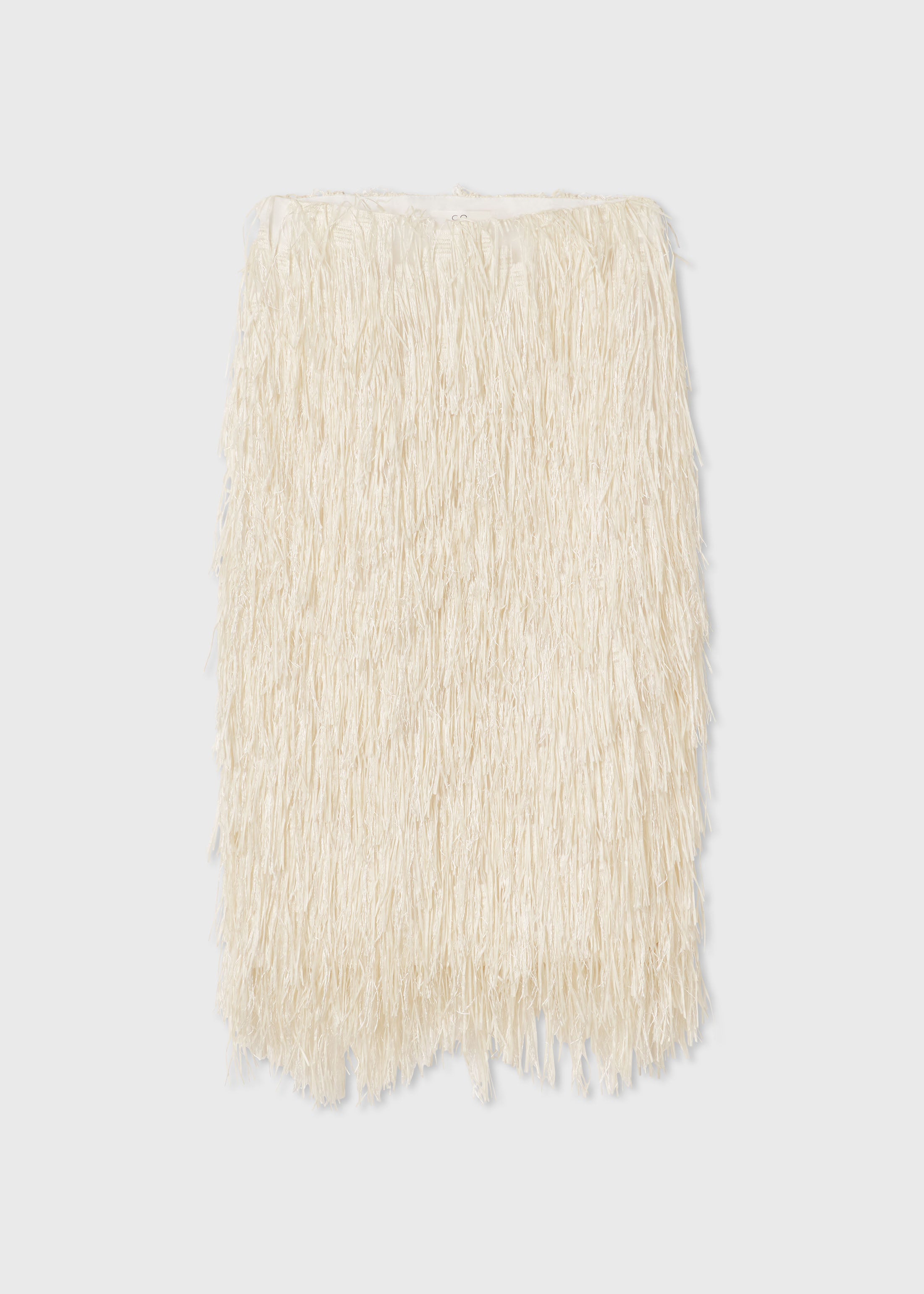 Fringe Skirt - Pearl