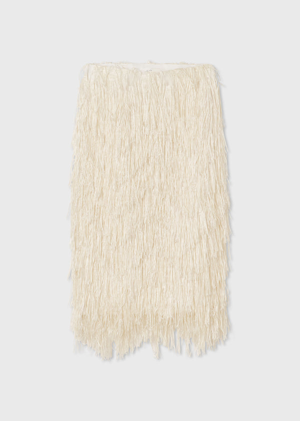Fringe Skirt - Pearl - CO