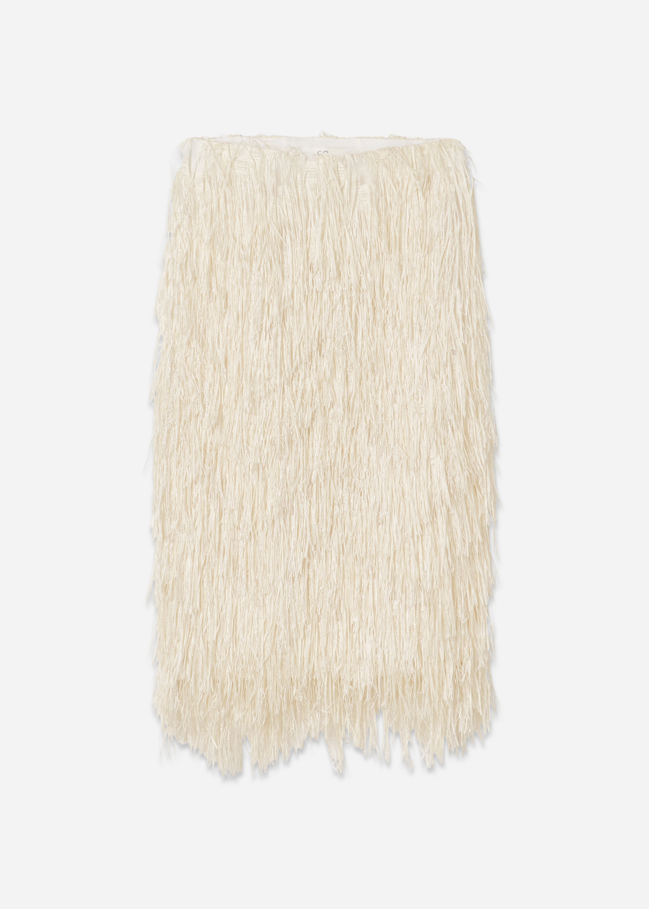 Fringe Skirt - Pearl