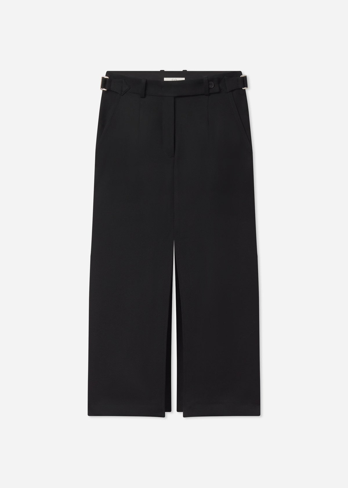 Tailored Pencil Skirt in Wool - Black, image 4 of 4