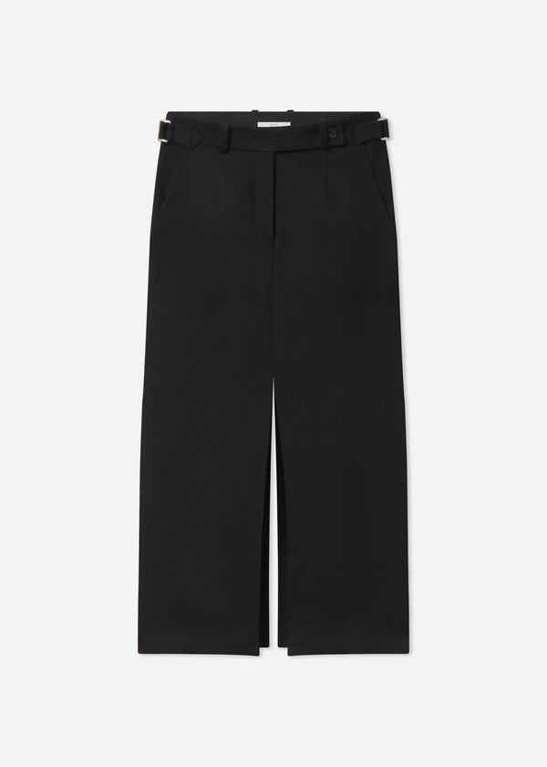 Tailored Pencil Skirt in Wool - Black - CO