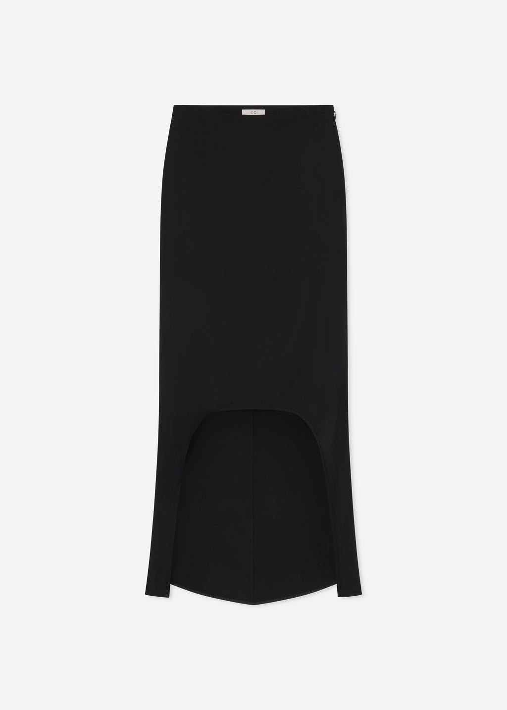 Keyhole Long Skirt - Black - CO