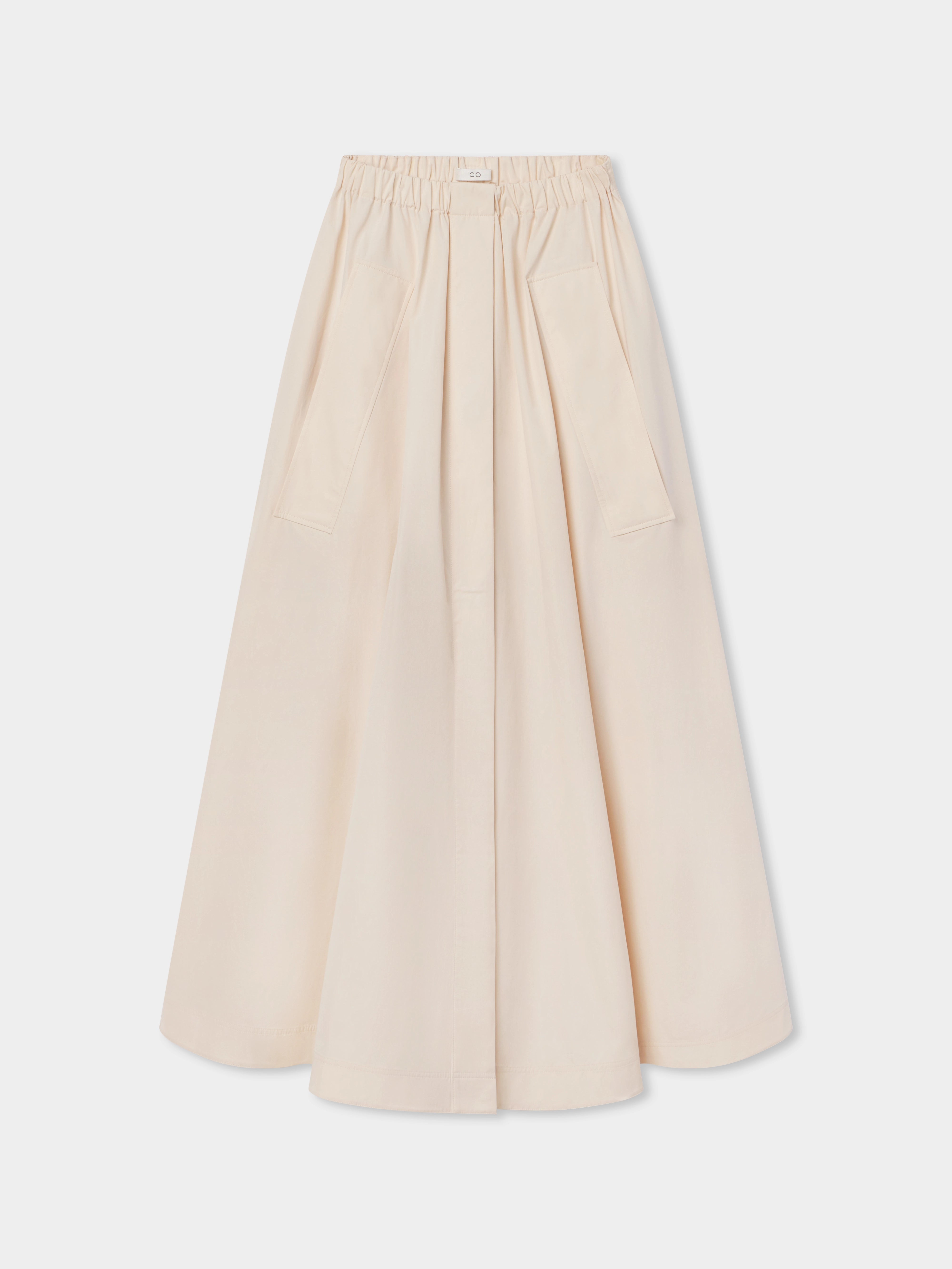 Parachute Skirt in Cotton Poplin - Pink