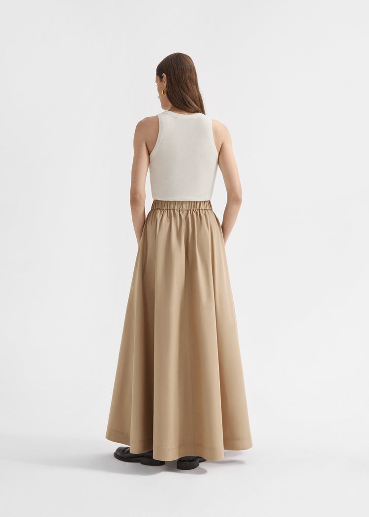 Tank Top in Fine Cashmere - Ivory, image 2 of 4