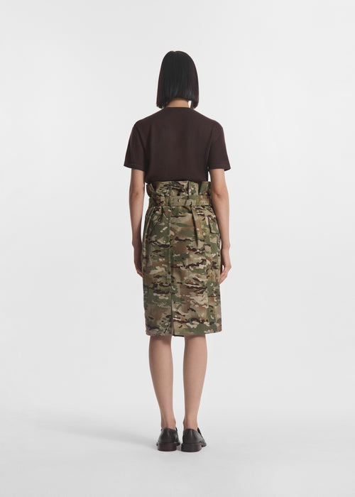 Hardwear Skirt in Cotton Twill - Camo Multi, image 2 of 4