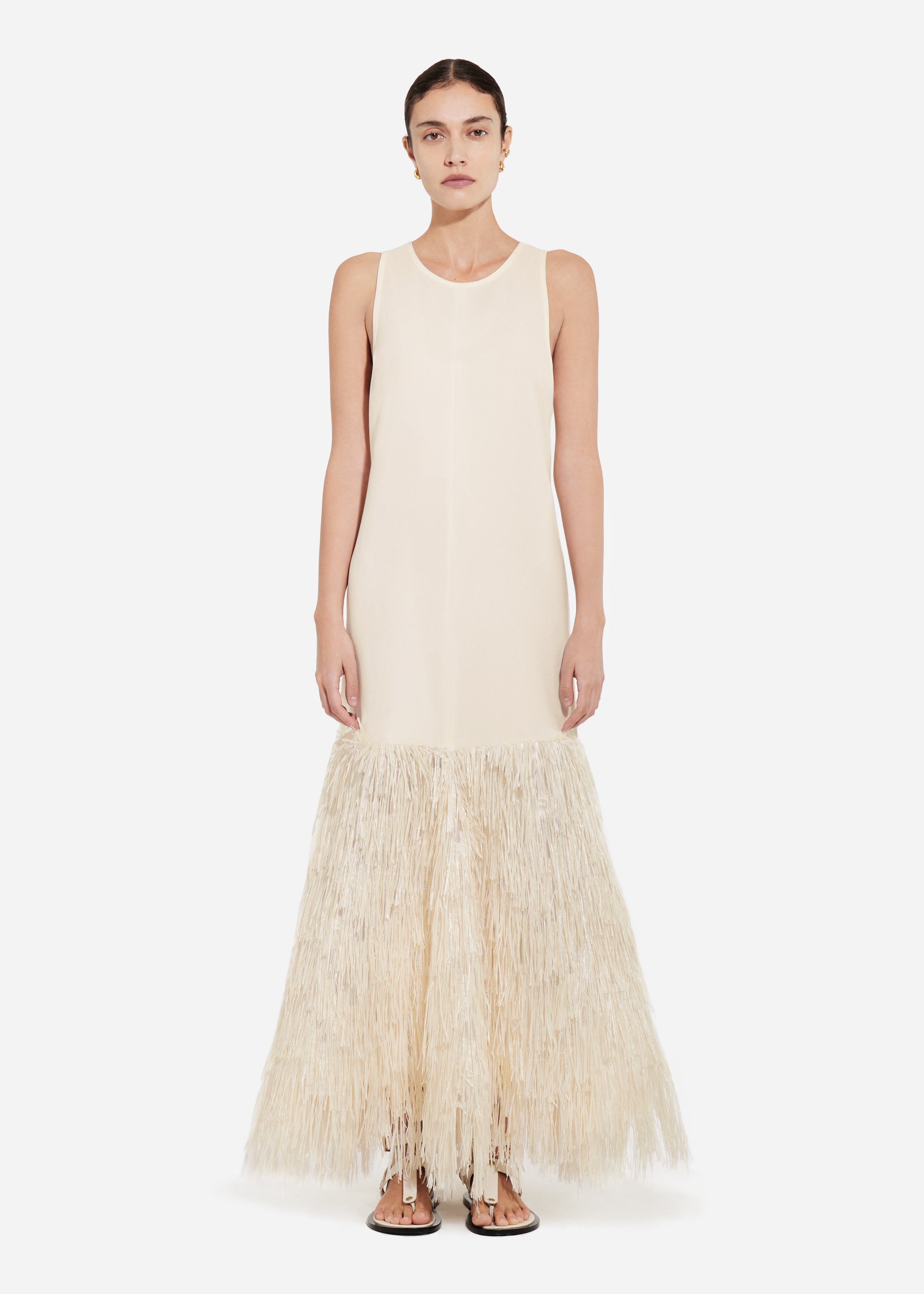 Fringe Dress - Pearl