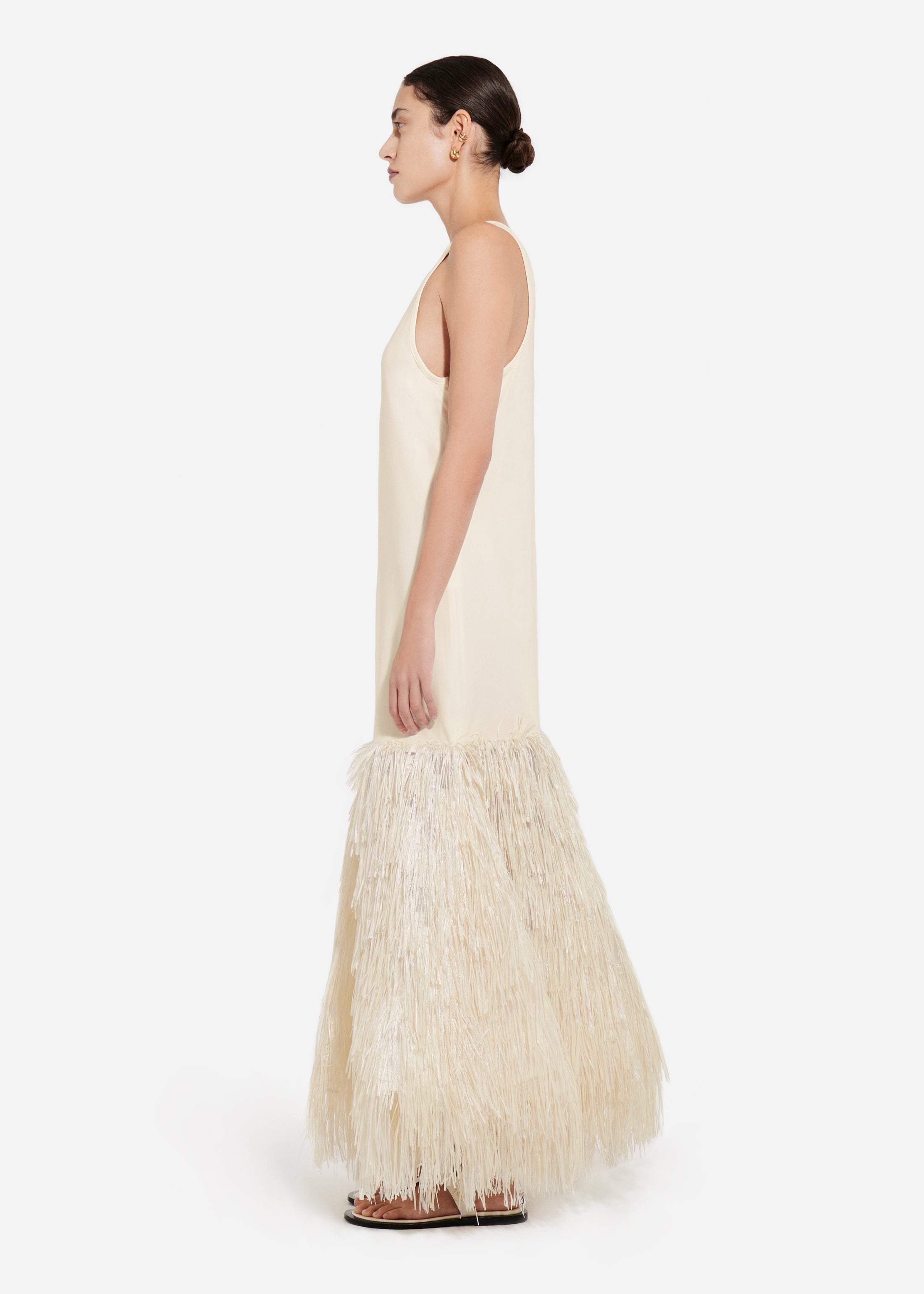 Fringe Dress - Pearl