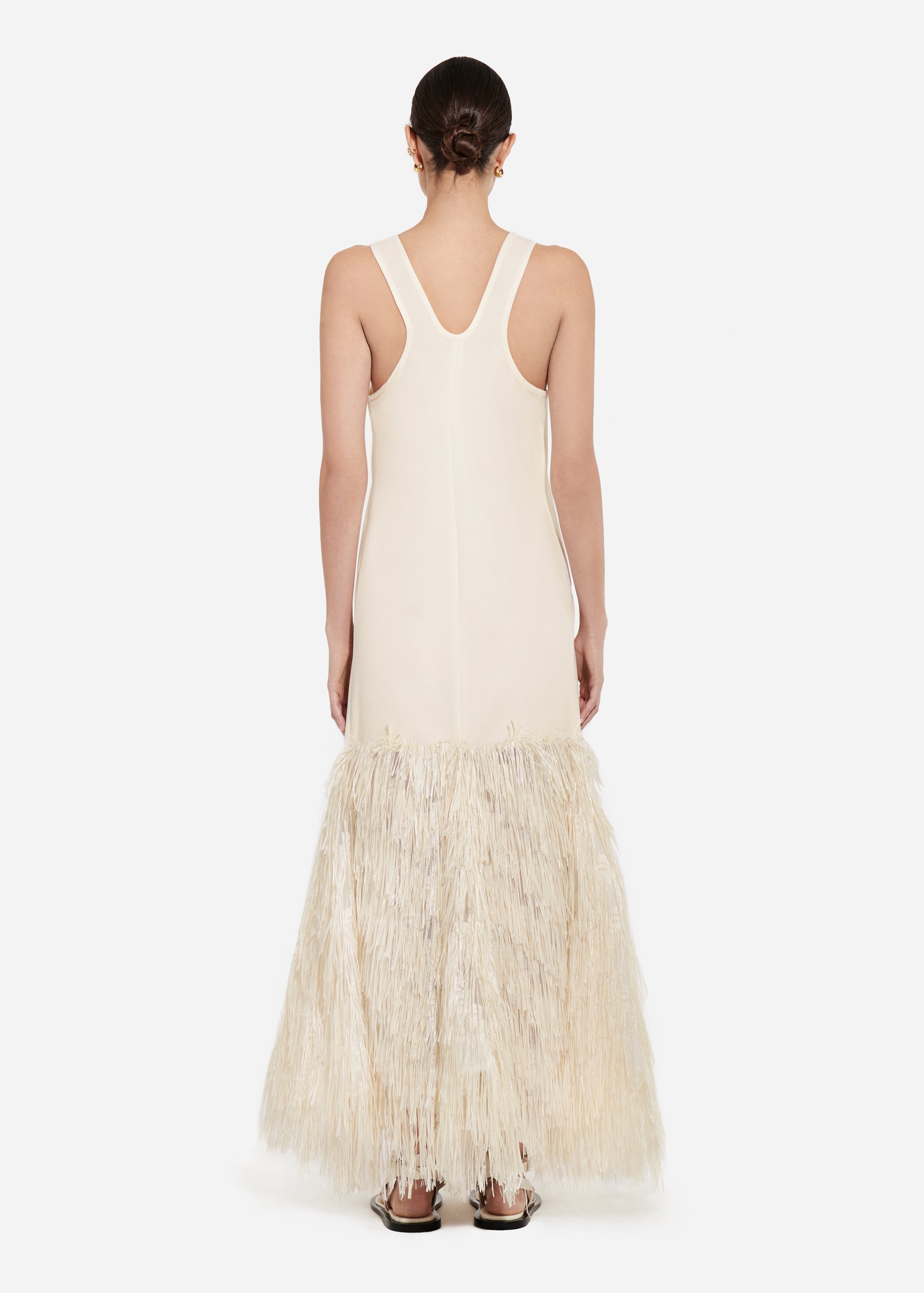 Fringe Dress - Pearl
