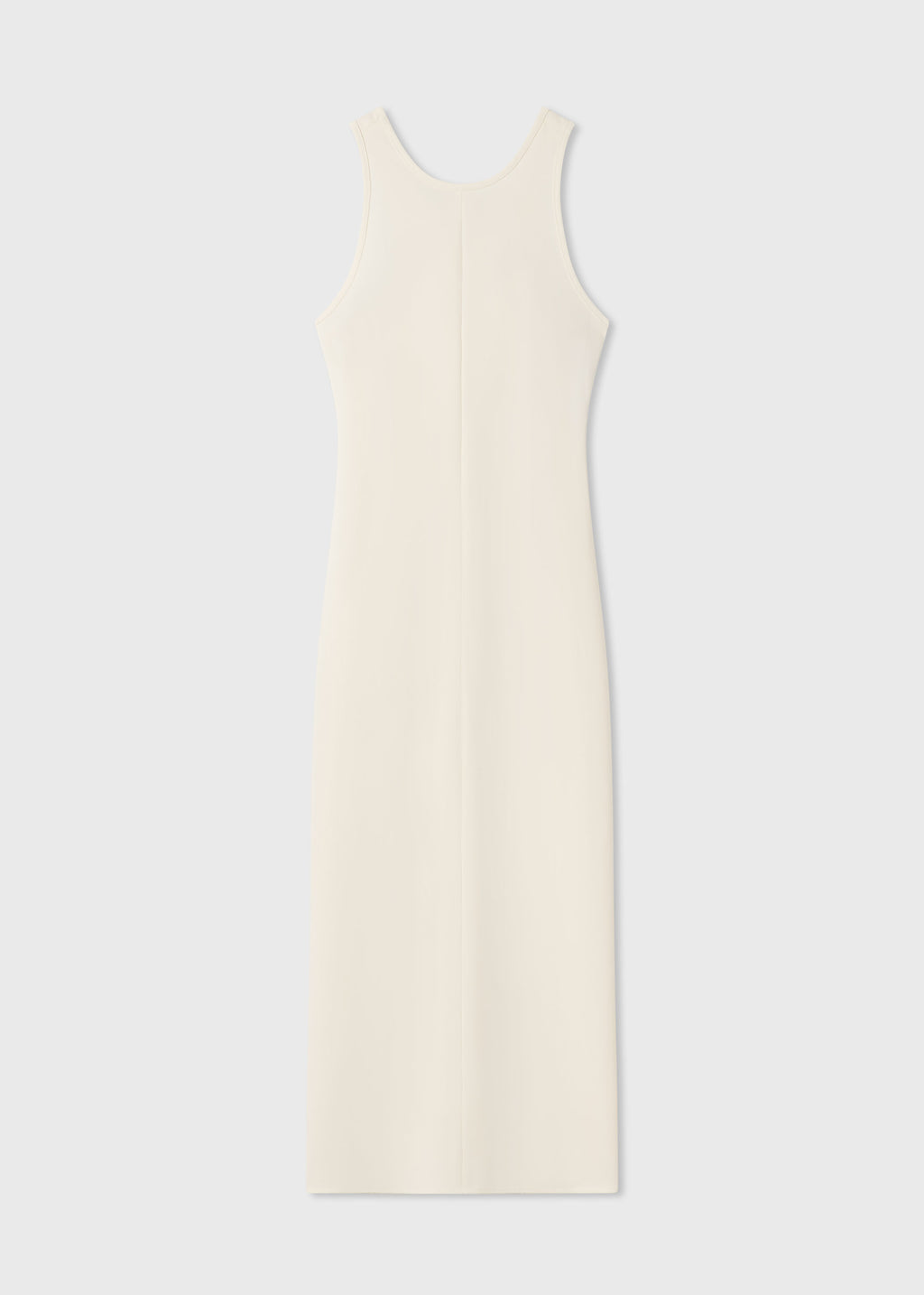 Racer Back Tank Dress in Cotton - Milk - CO