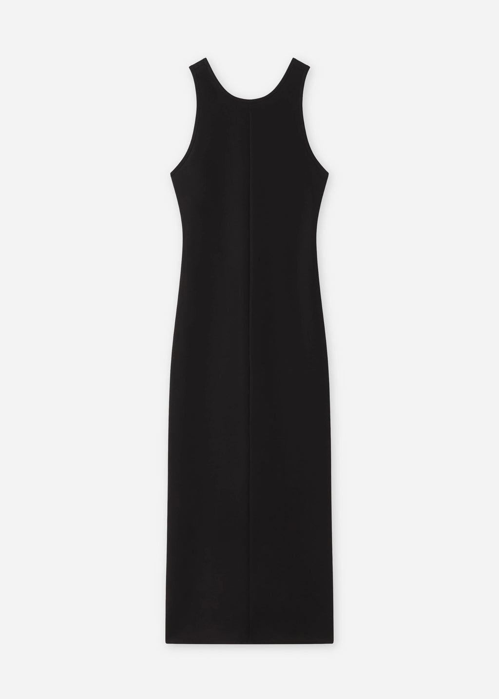 Racer Back Tank Dress in Cotton - Black - CO