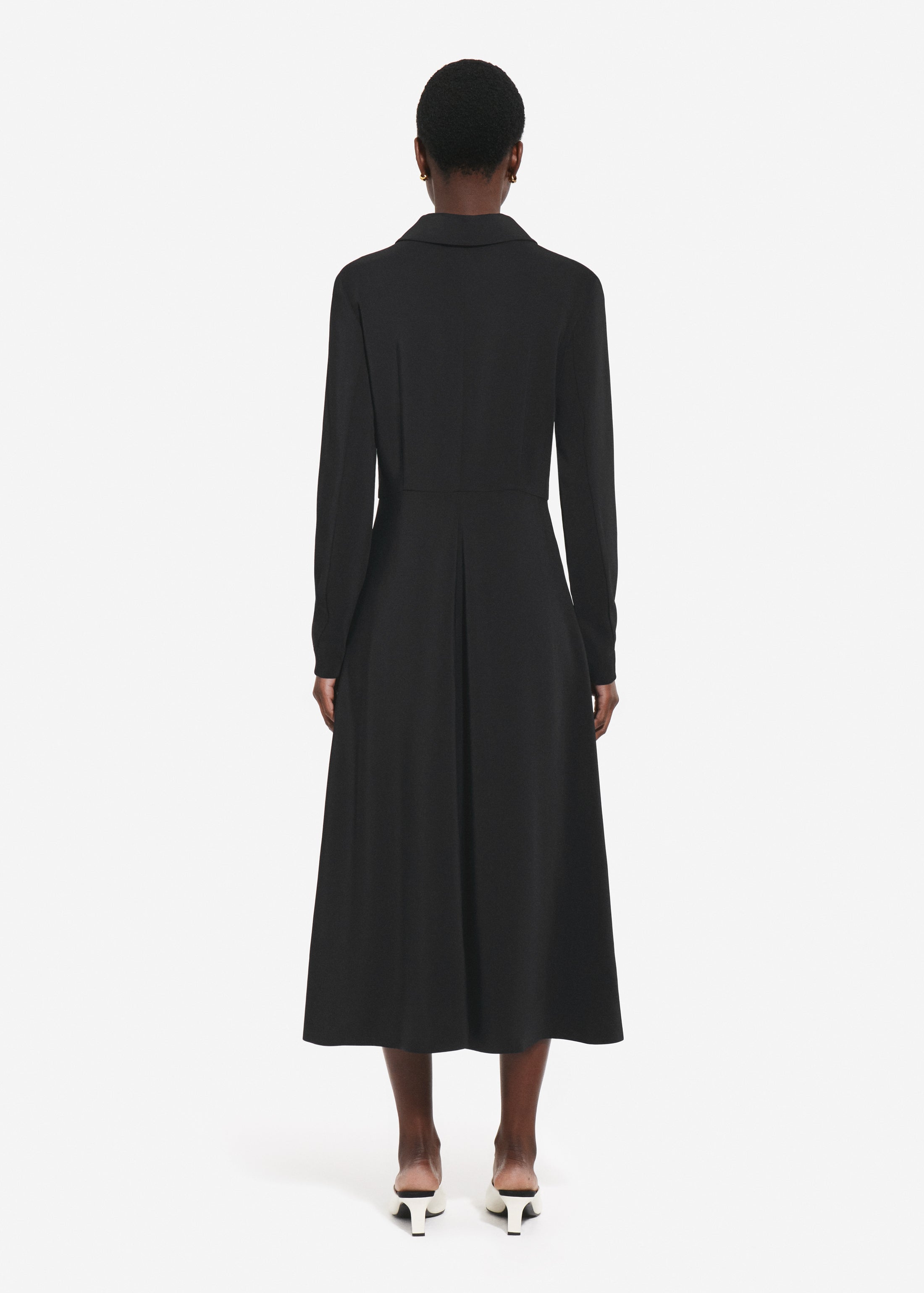 black long t shirt dress MIKUTA