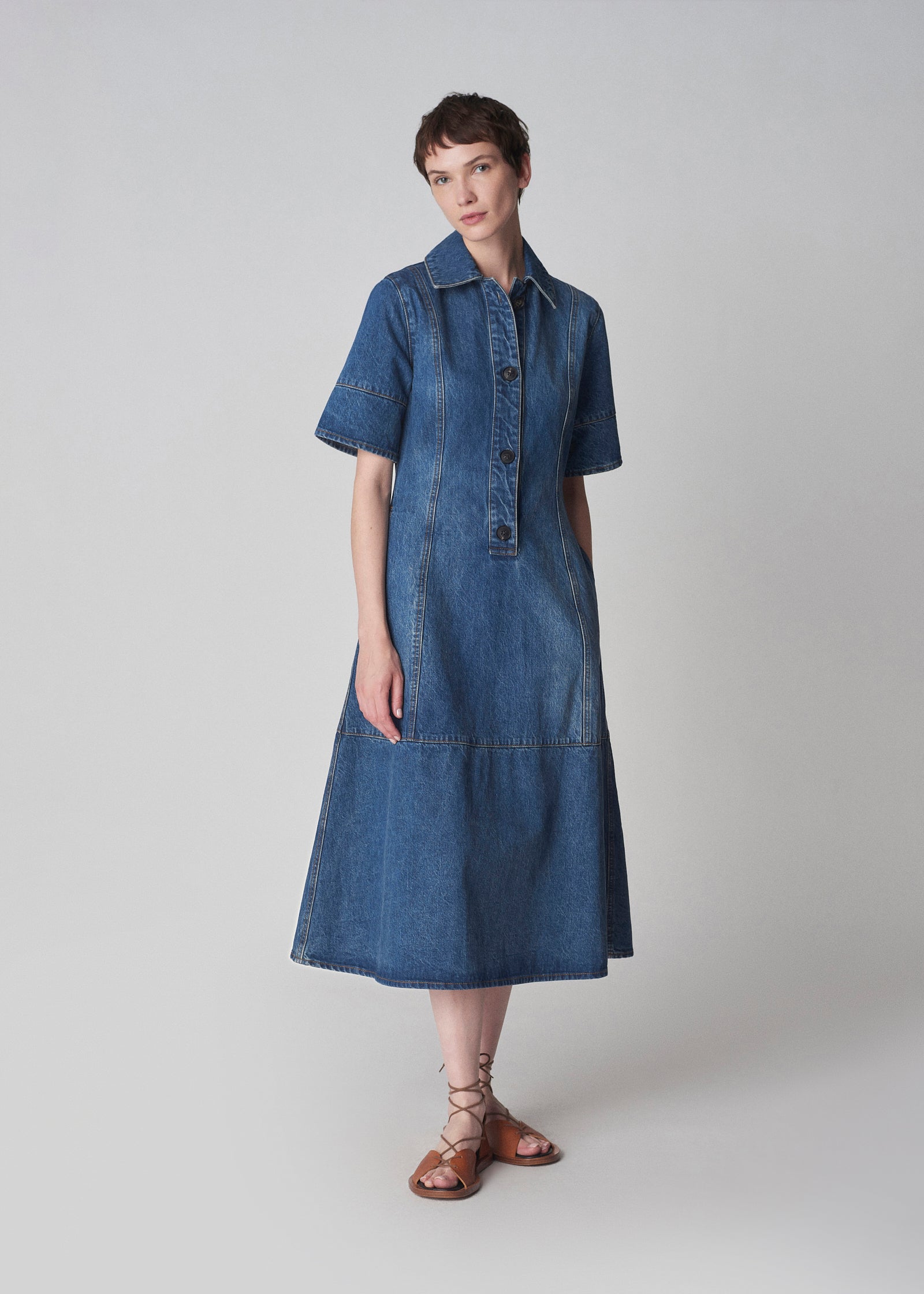 WRAPAROUND DENIM LOOK DRESS @ ₹420 ONLY FREE SHIPPING !* || Sizes  Available: S34 M36 L38 XL40 XXL42 3XL44 bust sizes || Length: 38 inches… |  Instagram