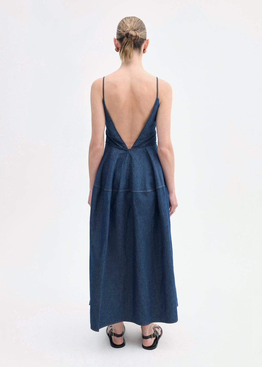 Camisole Dress in Chambray - Indigo - CO