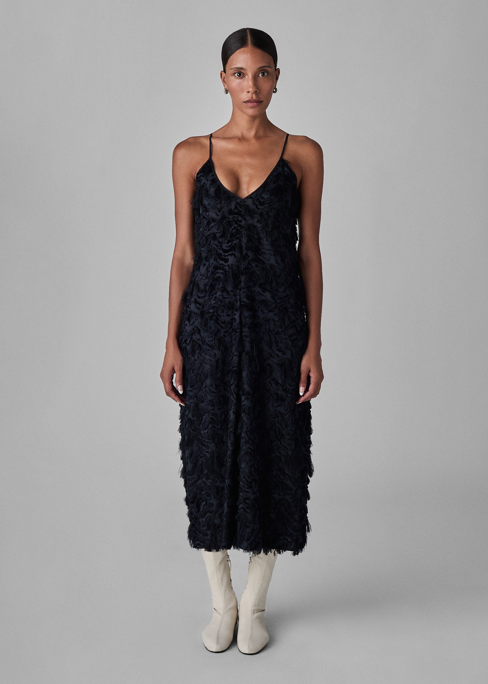 Evening Slip Dress - Navy