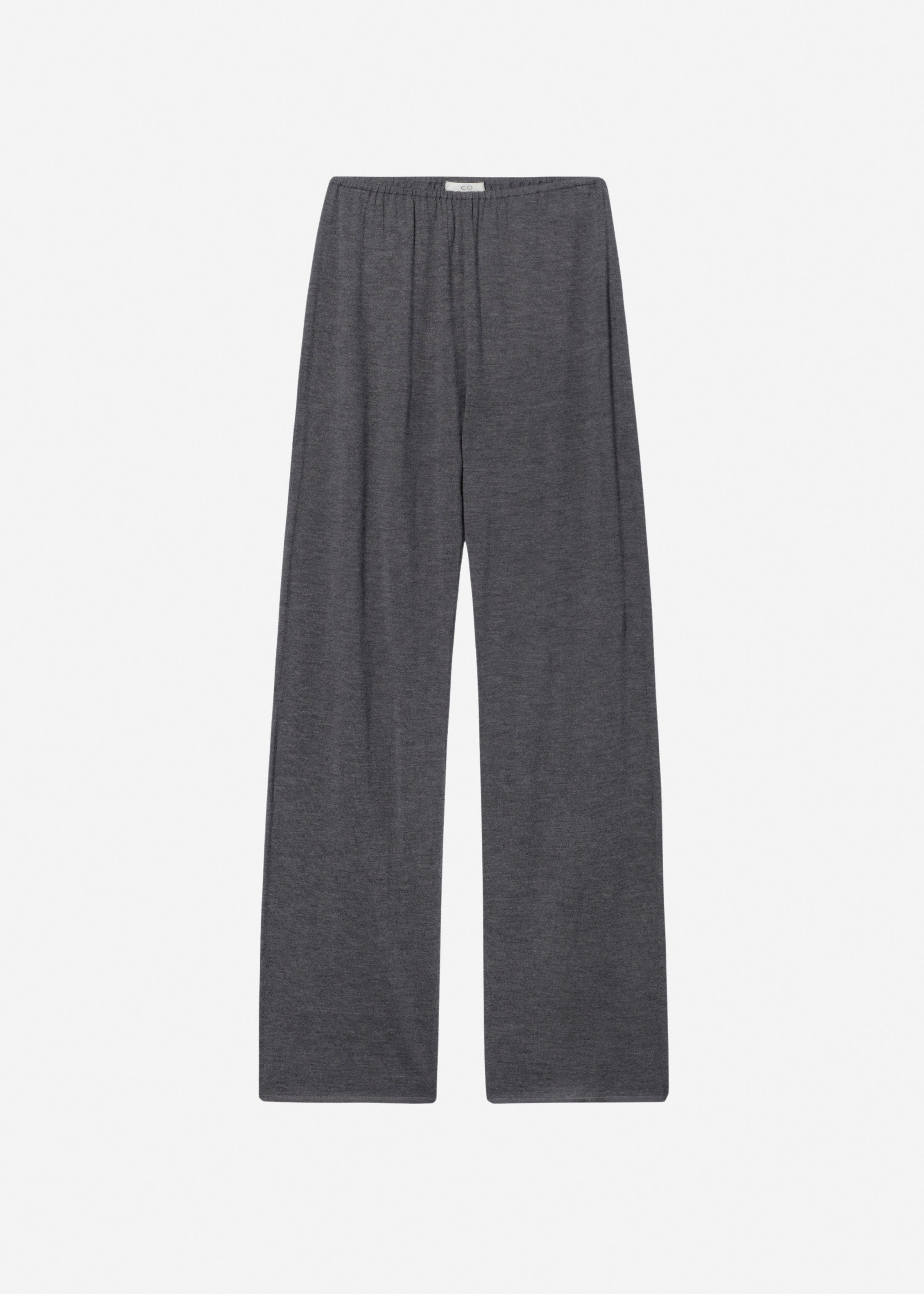Pull Up Pant in Fine Cashmere - Grey
