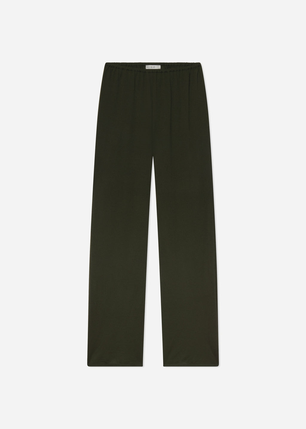 Pull Up Pant in Fine Cashmere  – Olive - CO