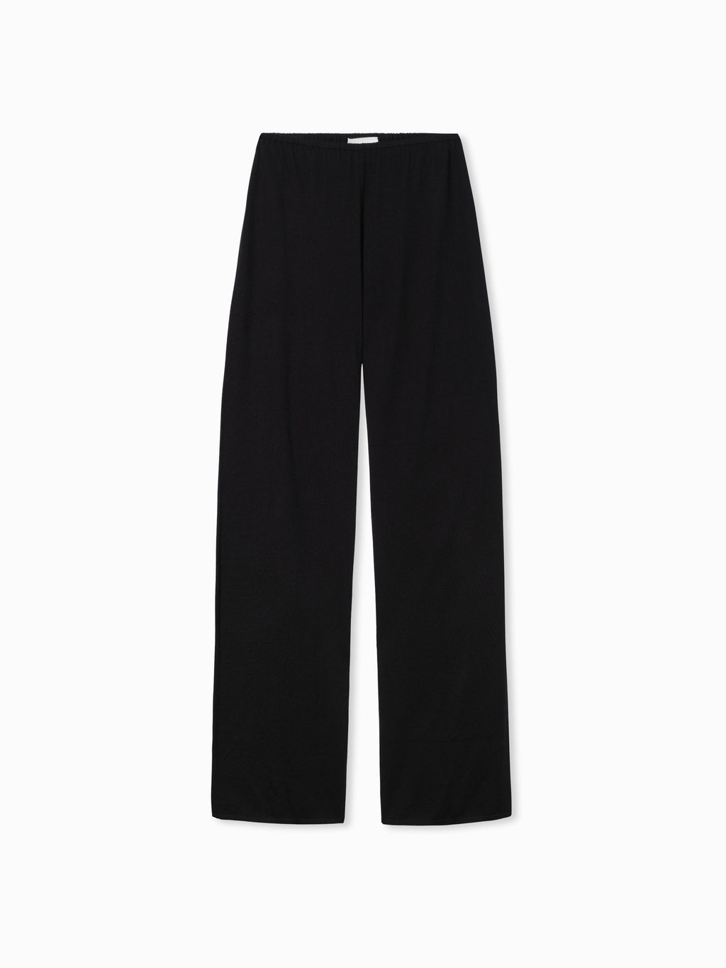 Pull Up Pant in Fine Cashmere - Black - CO