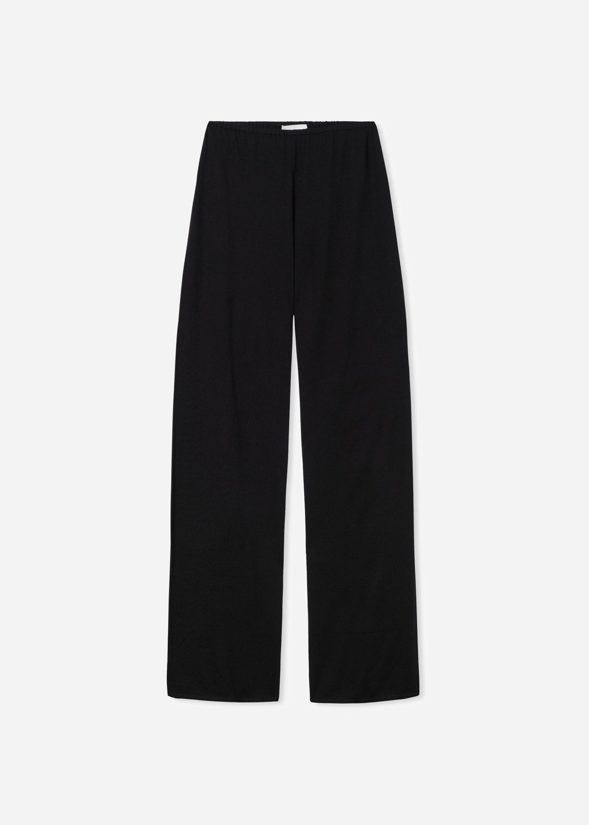 Pull Up Pant in Fine Cashmere - Black, image 6 of 6