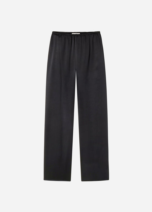 Elastic Waist Pant in Silk - Black, image 5 of 5