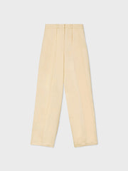Egg Pant in Satin Crepe - Butter - CO Collections