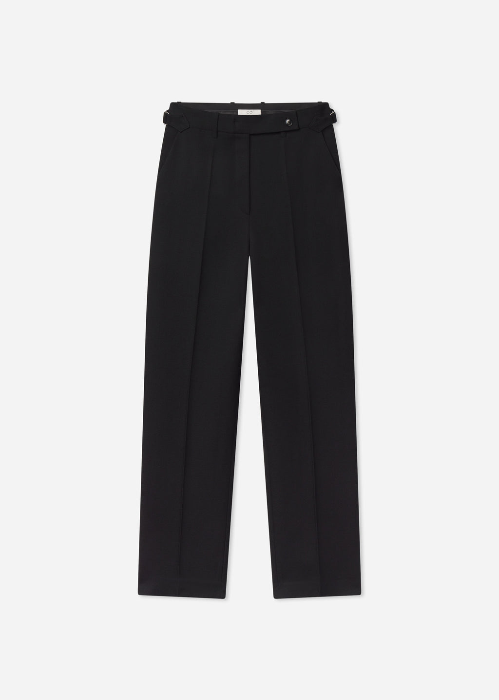 Low Rise Trousers in Wool - Black - CO