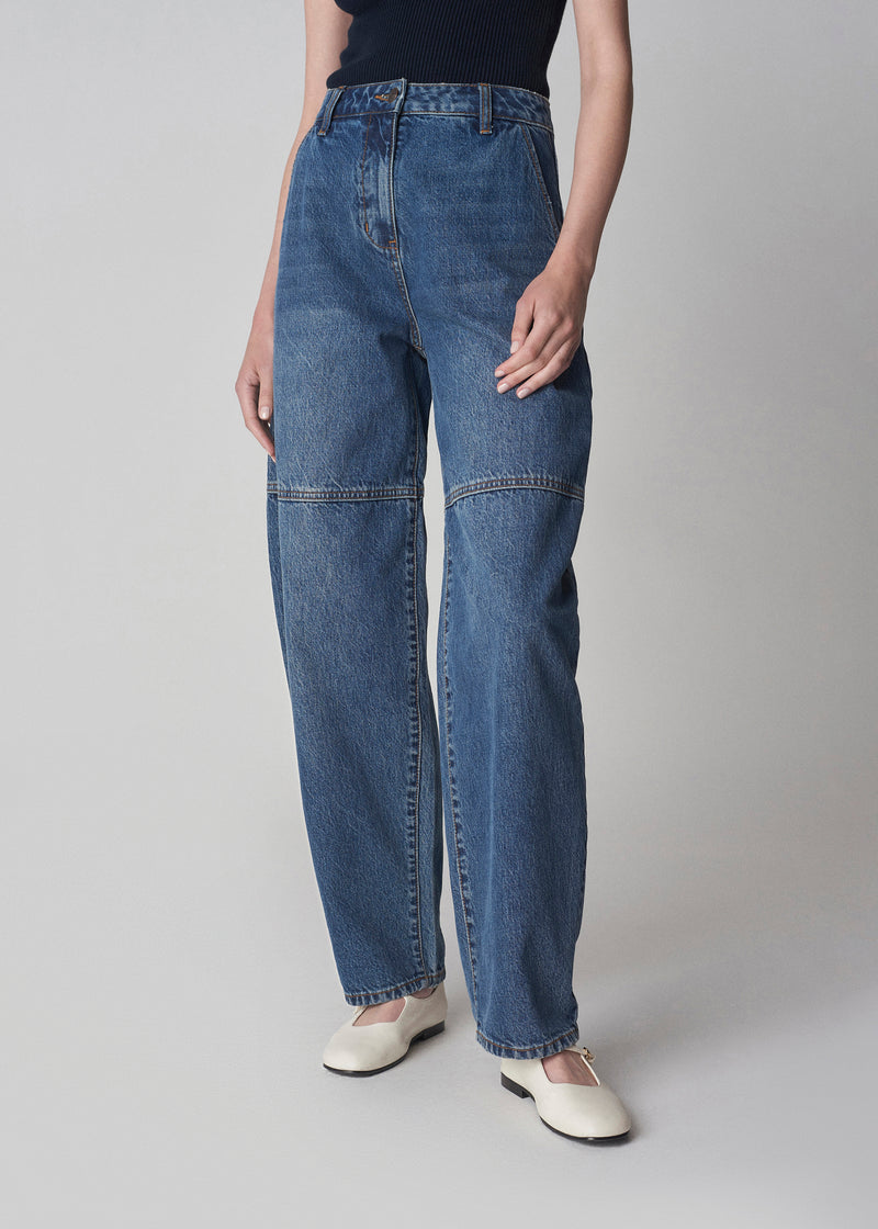 Gureui Women's Korean Wide Leg Jeans,Cow Pattern Printed High-waist Stretch  Zipper Button Denim Long Pants with Pocket Streetwear 