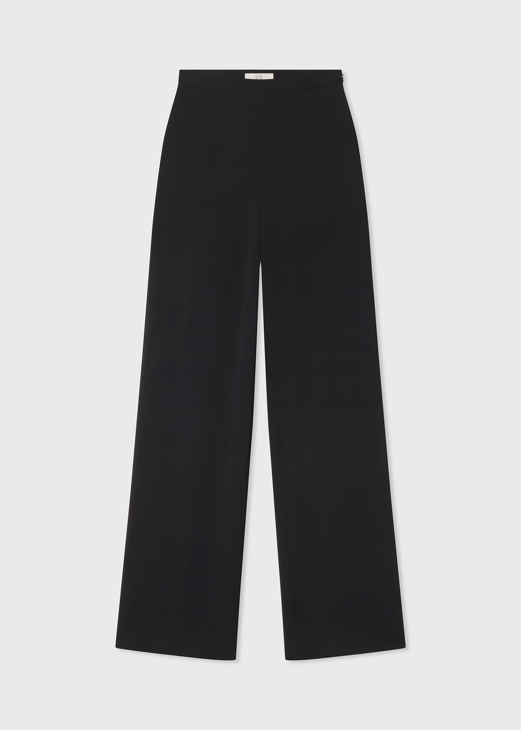 Palazzo Pant in Stretch Viscose - Black - CO