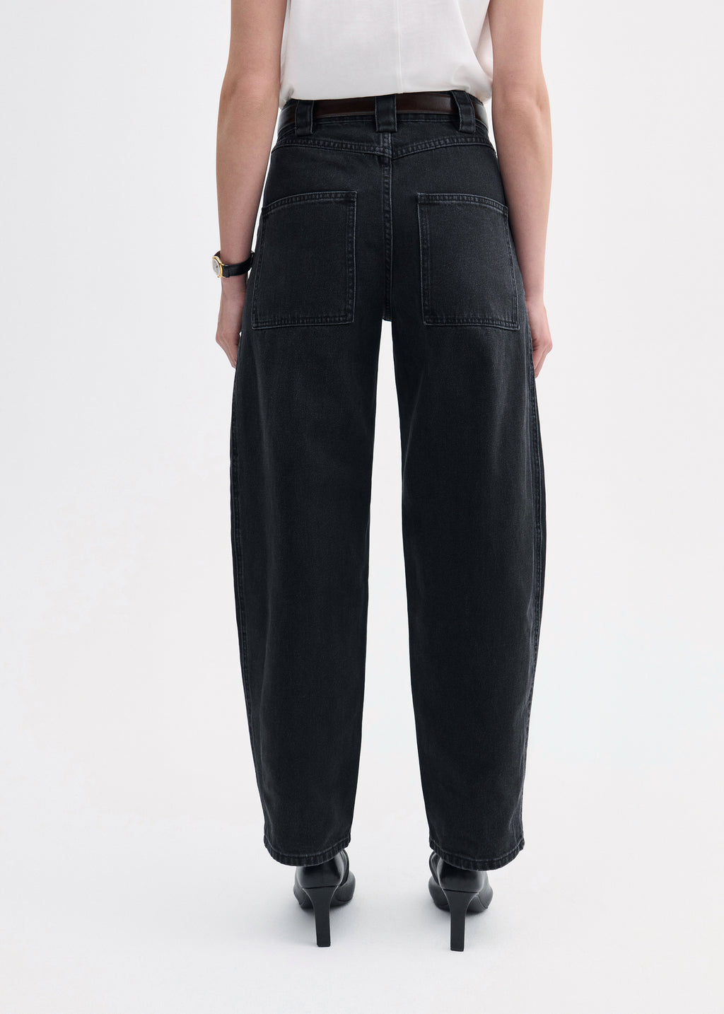 Denim Patch Pocket Pant - Black - CO