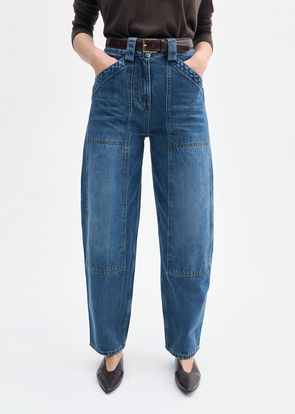 Denim Patch Pocket Pant - Indigo - CO