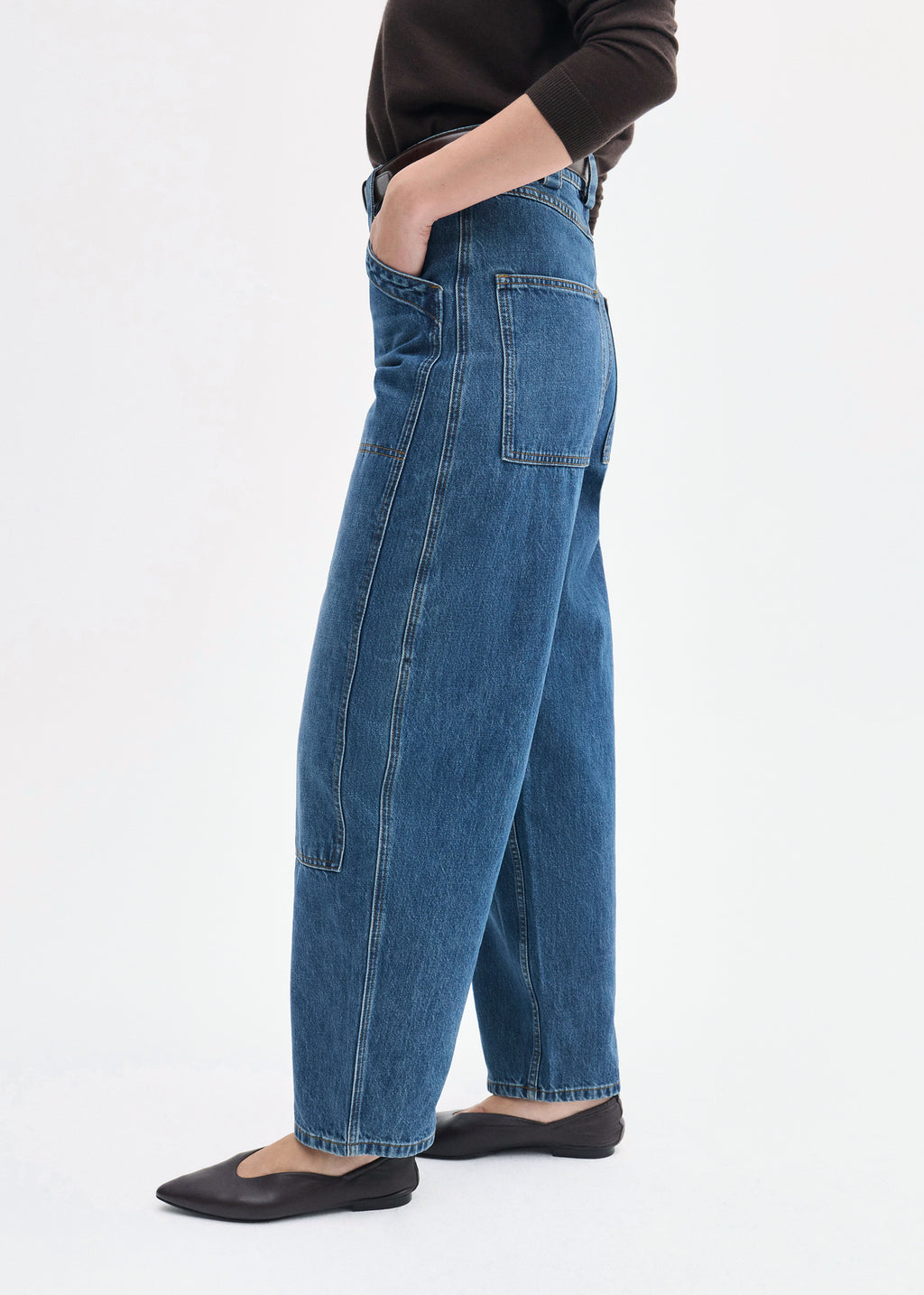 Denim Patch Pocket Pant - Indigo - CO