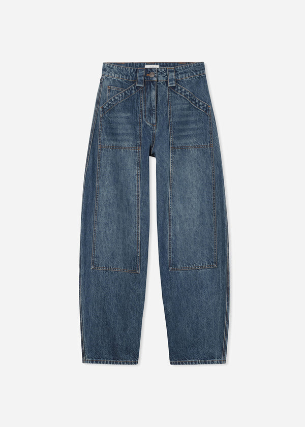 Denim Patch Pocket Jean - Indigo - CO