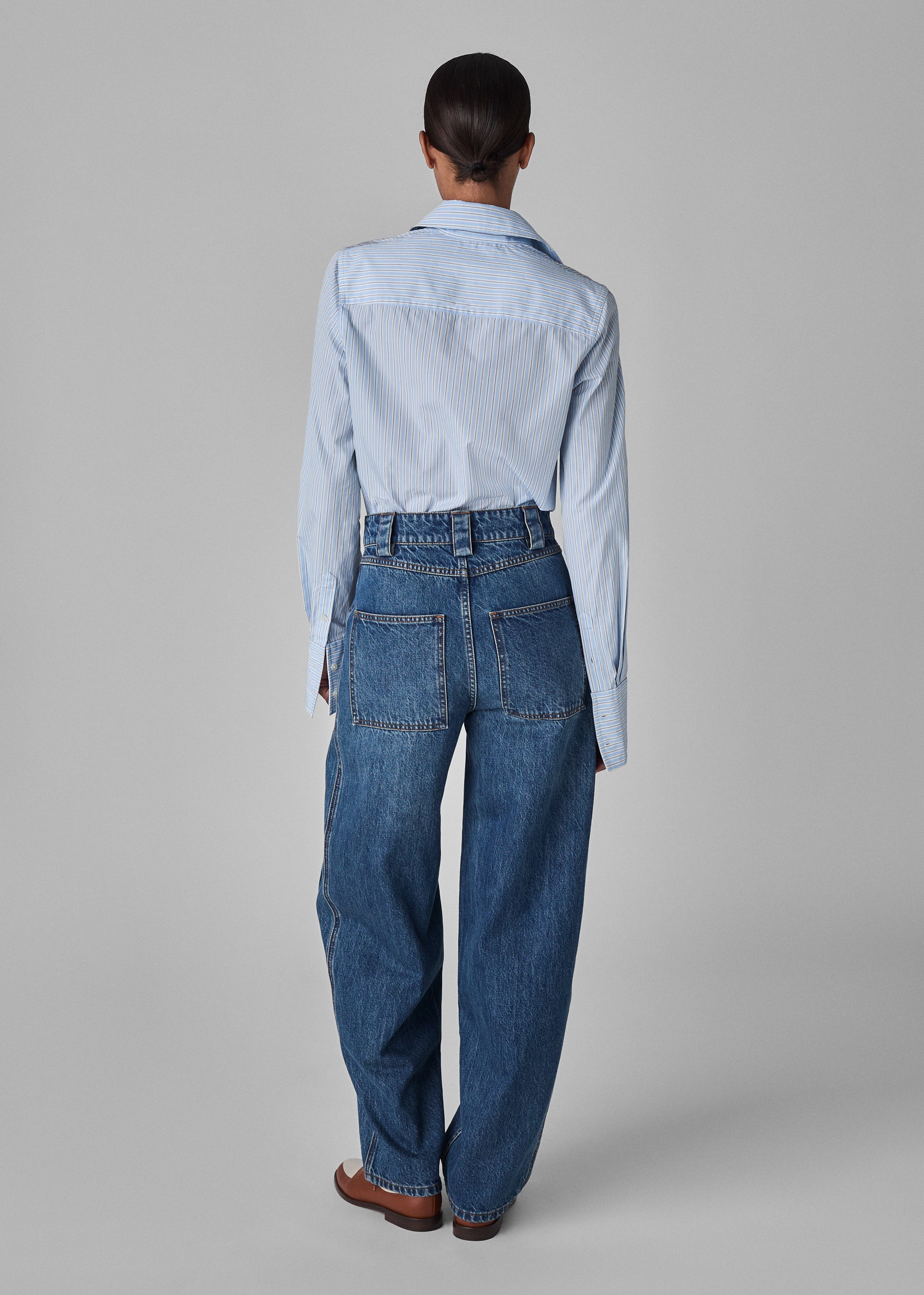 Denim Patch Pocket Pant - Indigo