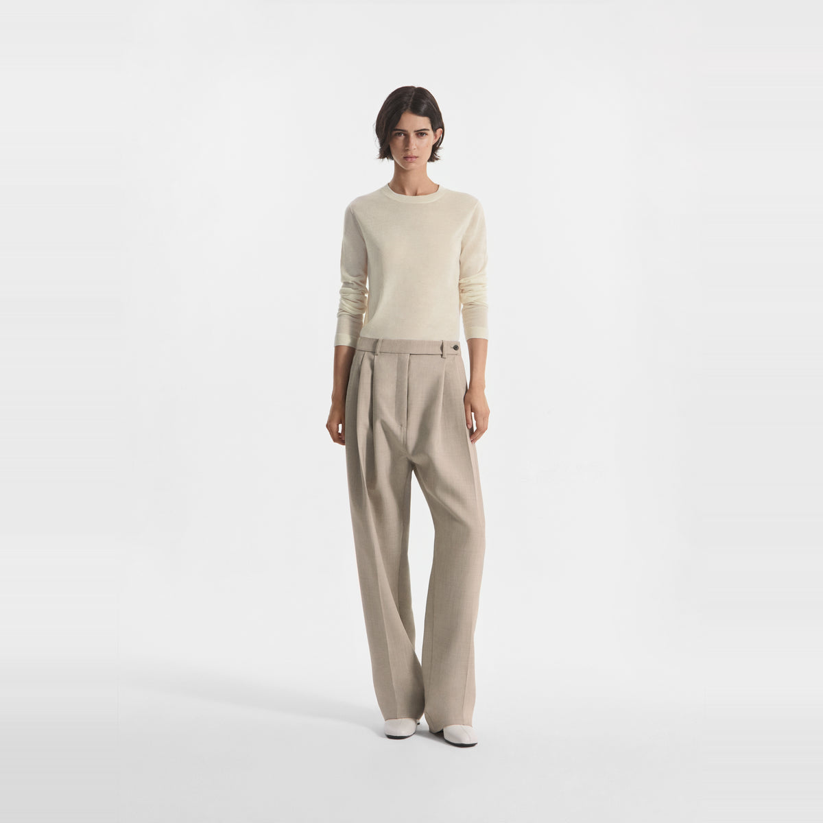 Pleated Pants