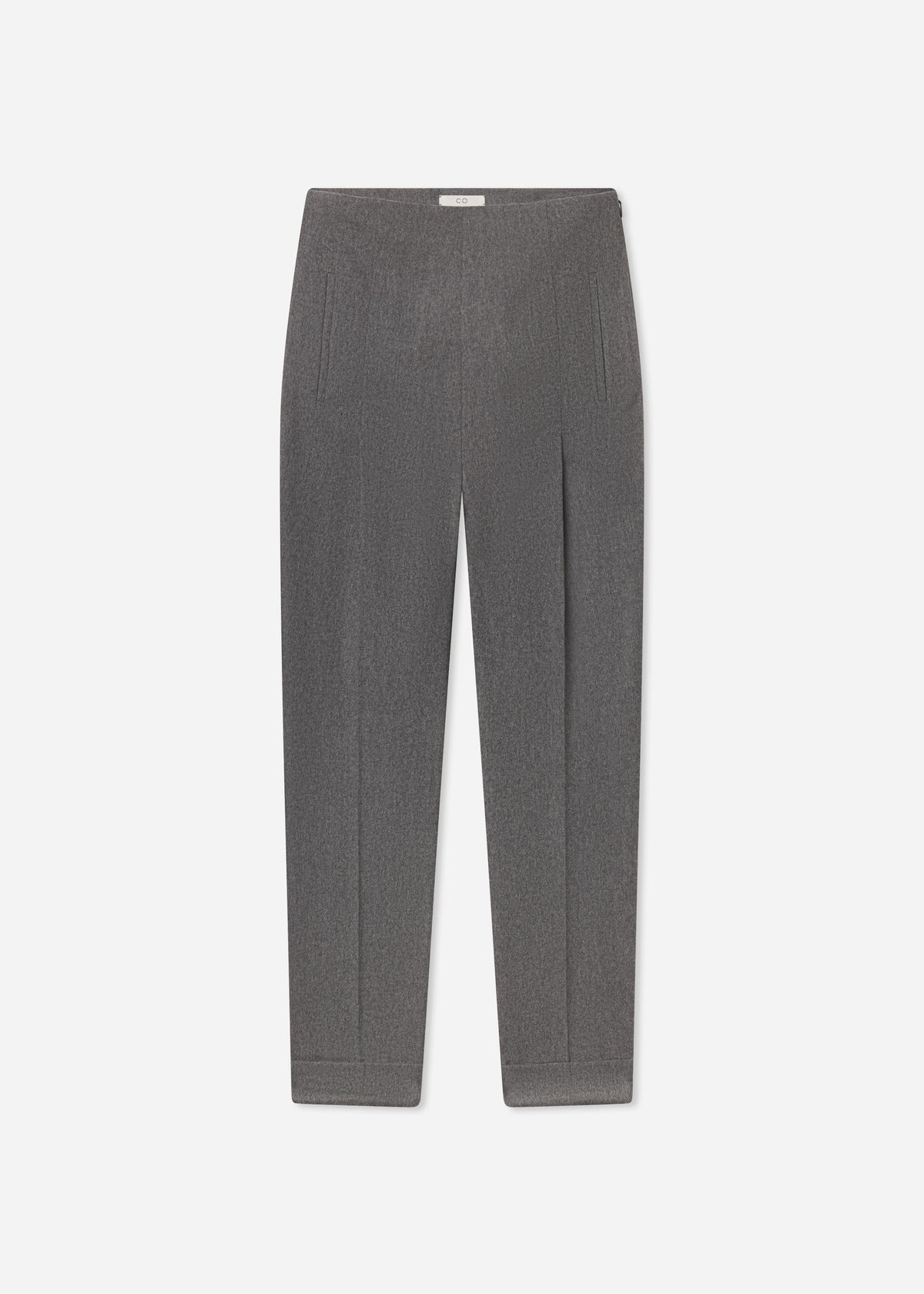 High Waisted Jodphur in Wool Cashmere - Grey Melange, image 4 of 4