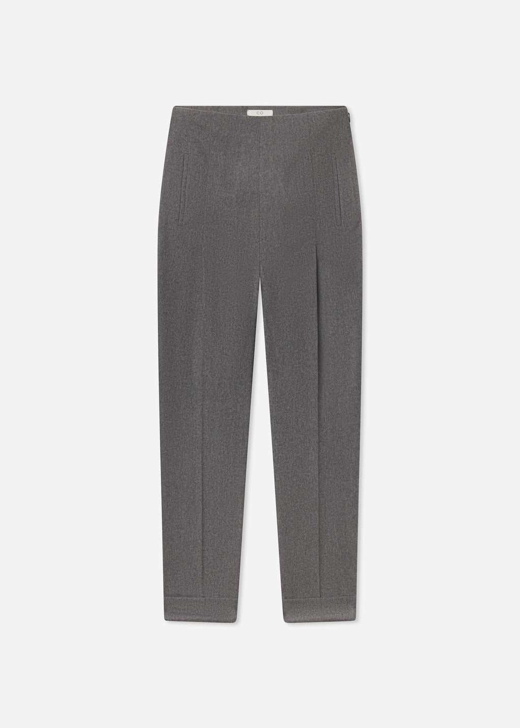 High Waisted Jodphur in Wool Cashmere - Grey Melange, image 4 of 4