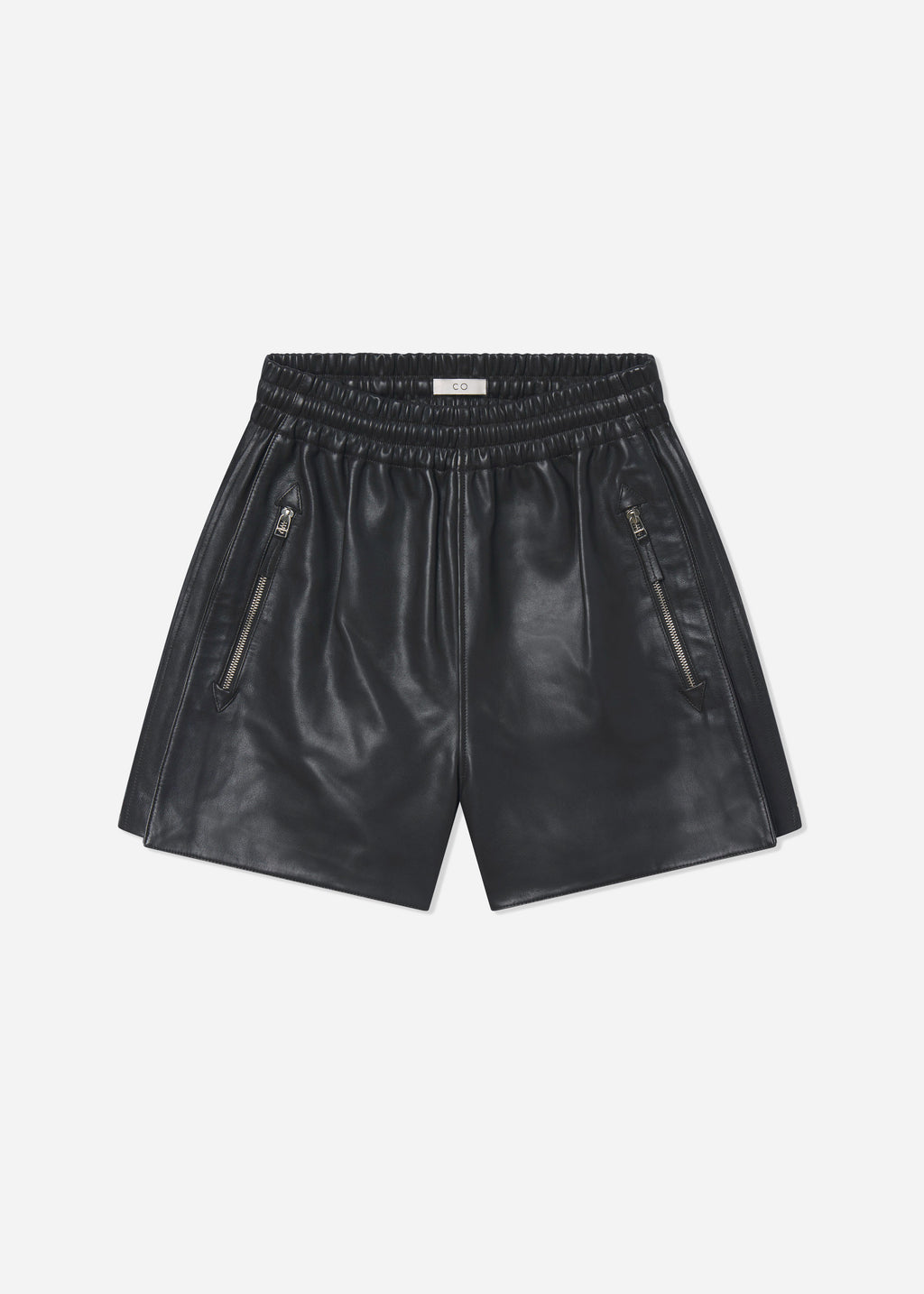 Combat Short in Leather - Chocolate - CO