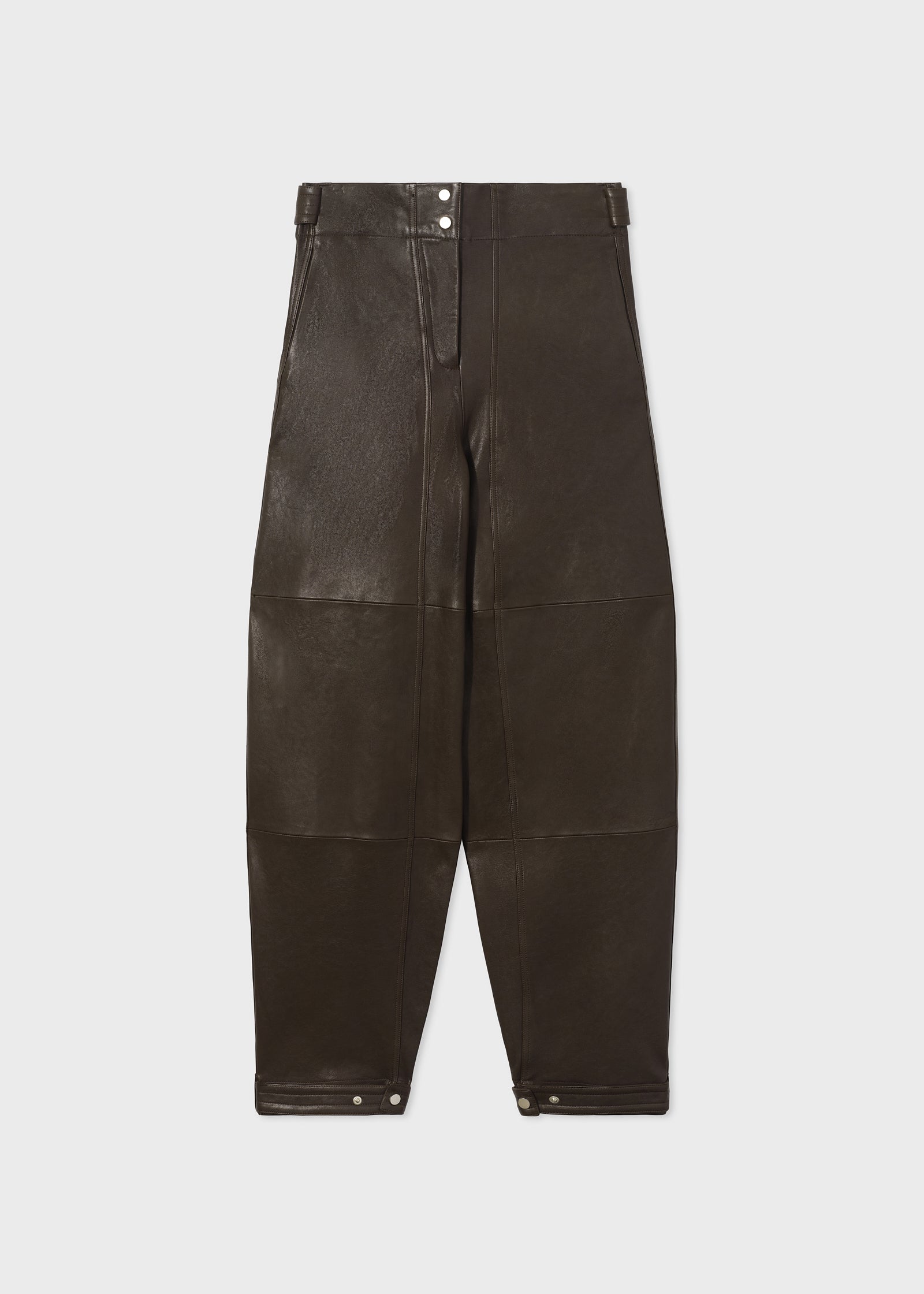 Cargo Pant in Lambskin - Chocolate