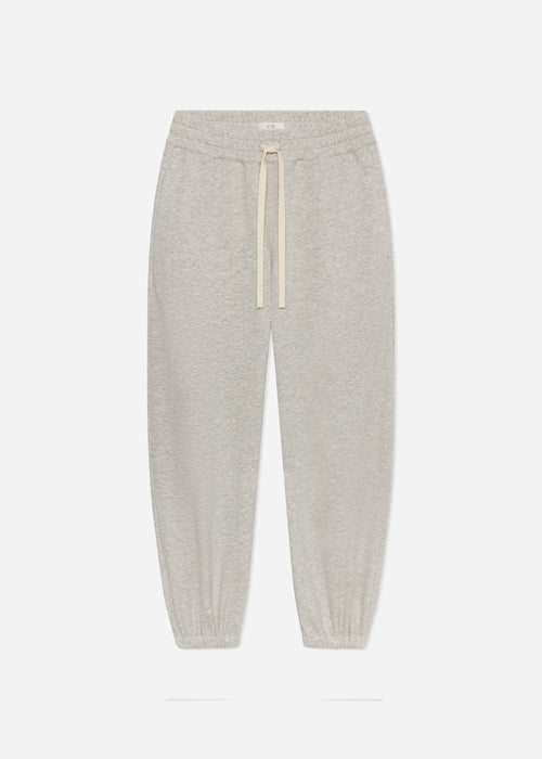 Stretch Jogger in Scuba Jersey - Heather Grey, image 5 of 5