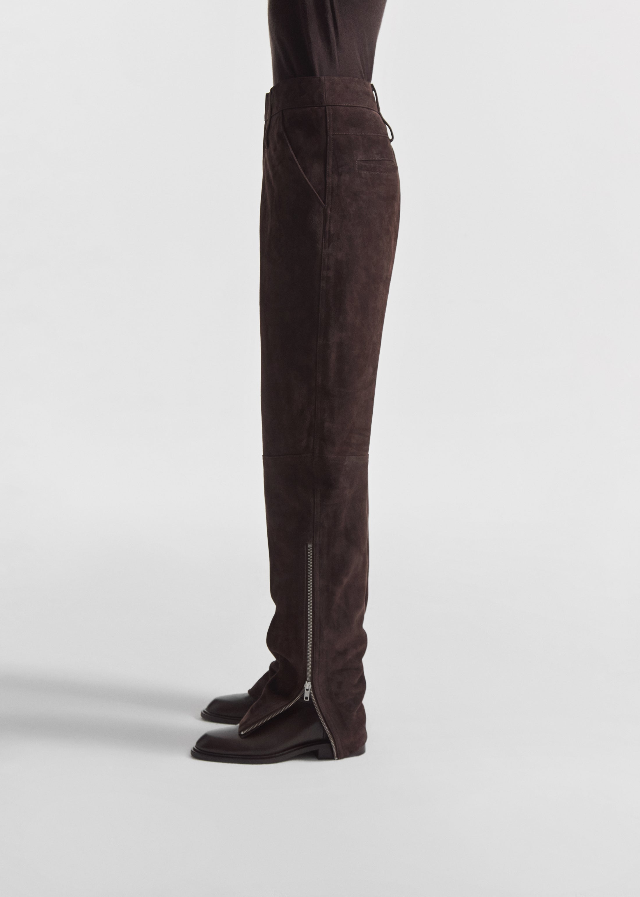 Suede Pant - Chocolate