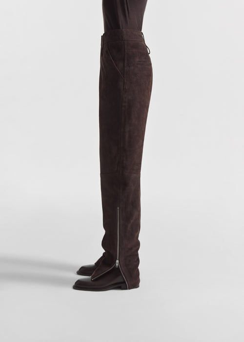 Suede Pant - Chocolate, image 4 of 7