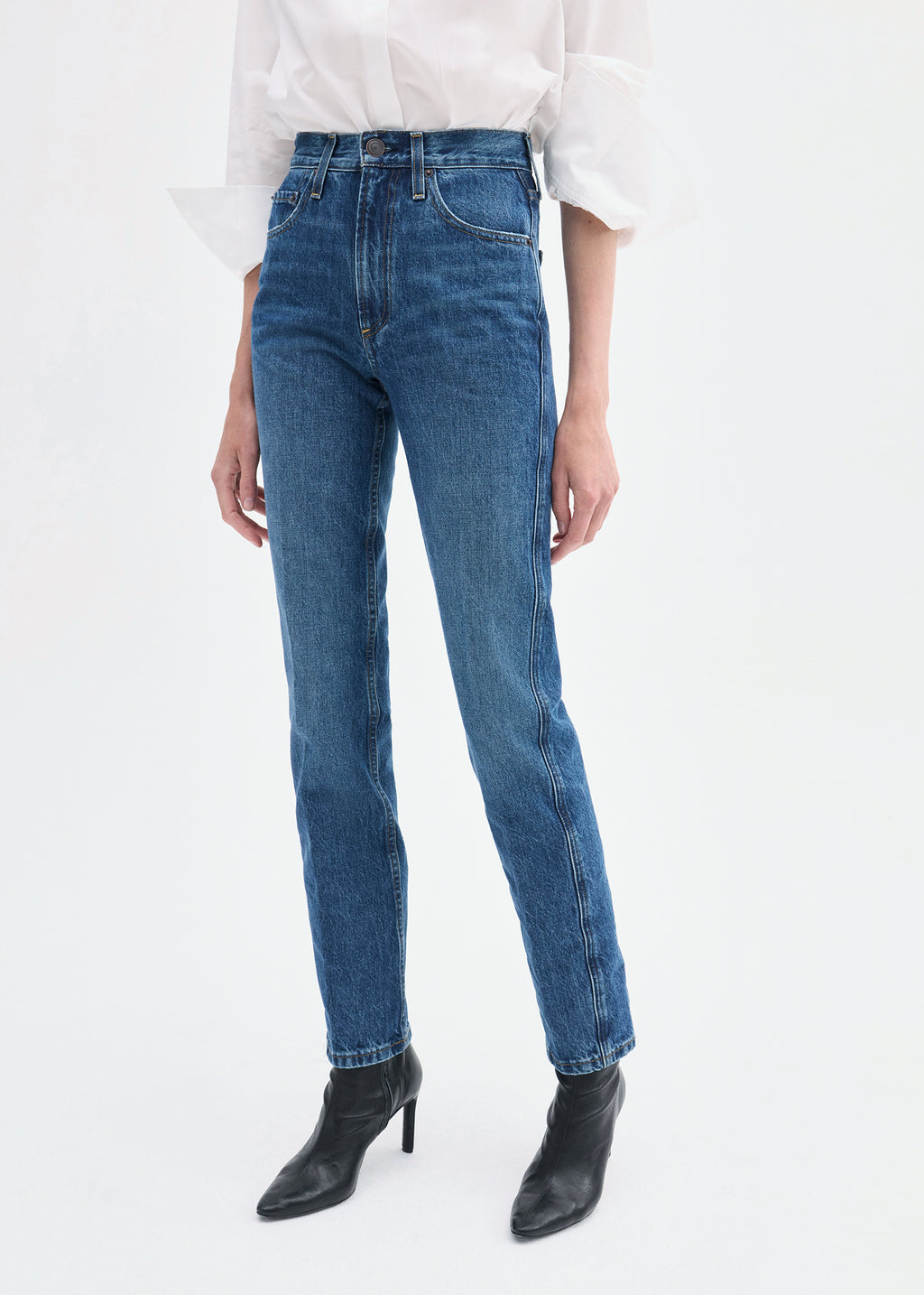 High Rise Jean in Denim - Indigo - CO