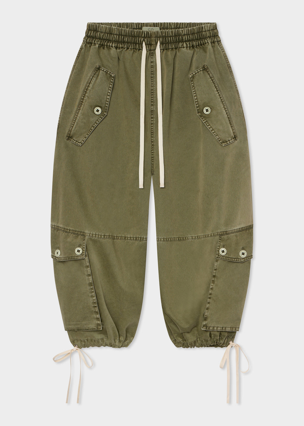 Braies Pant in Cotton Twill - Army Green - CO