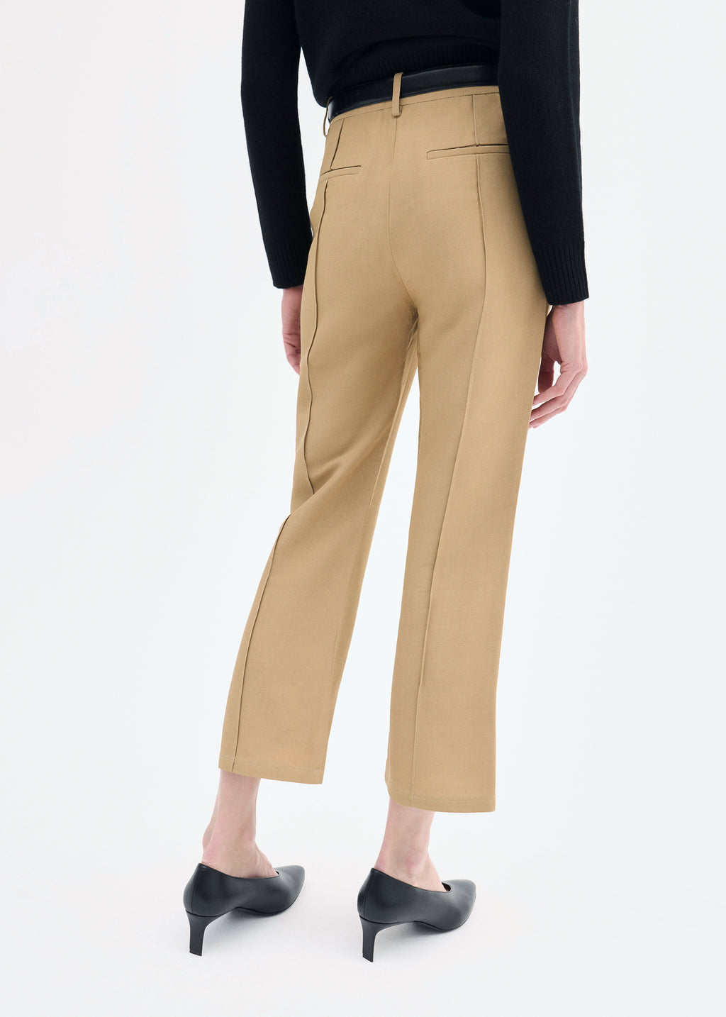 Cropped Flared Pant - Camel - CO