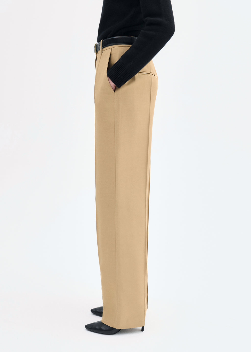 Straight Leg Trouser - Camel - CO