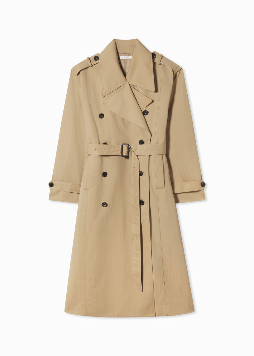 【関税&送料込】Vetements Camel Cotton Oversize Trench Coat VETEMENTS Camel cotton oversize trench coat