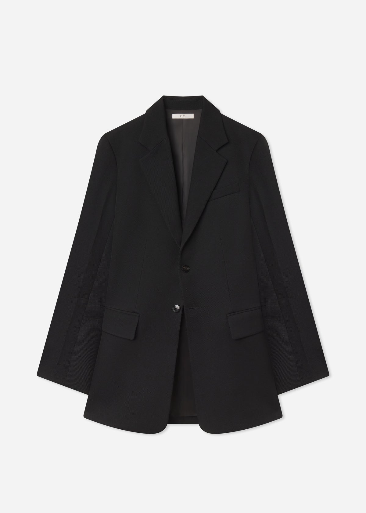 Relaxed Blazer in Wool - Black, image 4 of 4